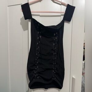 Forever 21 Black Dress with Chic Accents